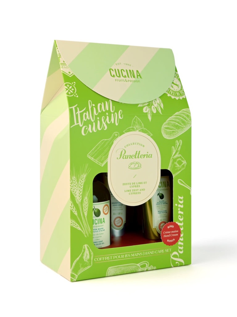 NWT Fruits & Passion Lime Zest and Cypress Hand Care Set - Picture 3 of 3
